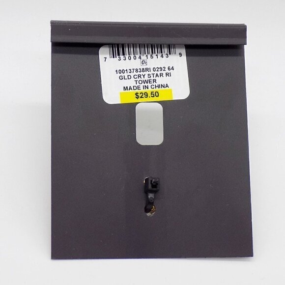 INC International Concepts Stars Ring Clear Pave Crystals Gold-Tone Open Star - Picture 3 of 3